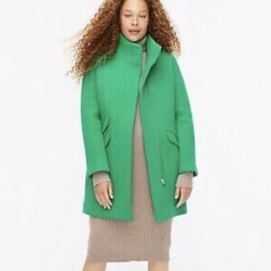 J Crew Cocoon coat Italian stadium-clothwool J5536